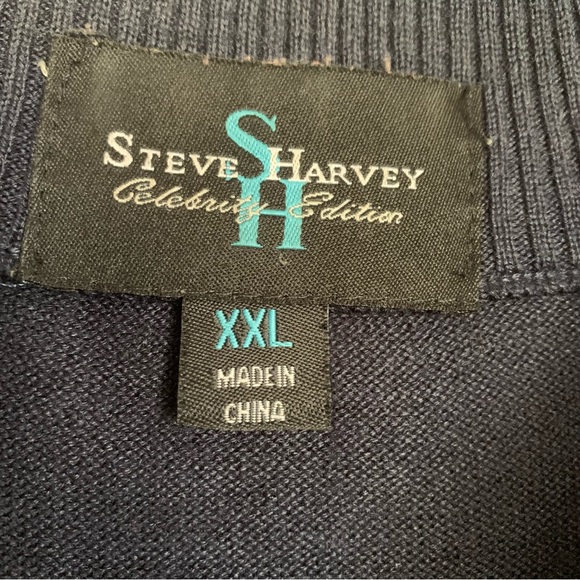 Steve Harvey Celebrity Edition SH Men’s Windowpane Dress Sweater - Picture 4 of 4